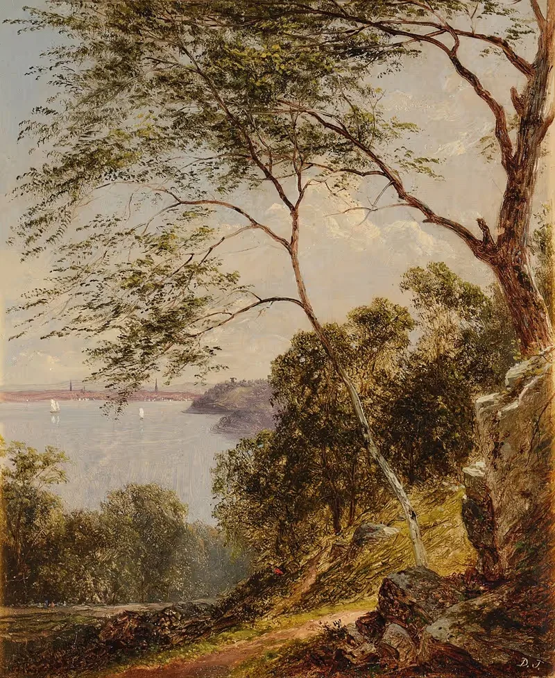 С Холма Союза, Хобокен by Дэвид Джонсон, 1862 — digital art print download