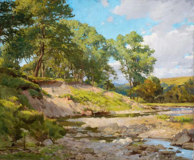 Оленья ферма, Пауэрскорт by Дермод О'Брайен, 1925 — digital art print download
