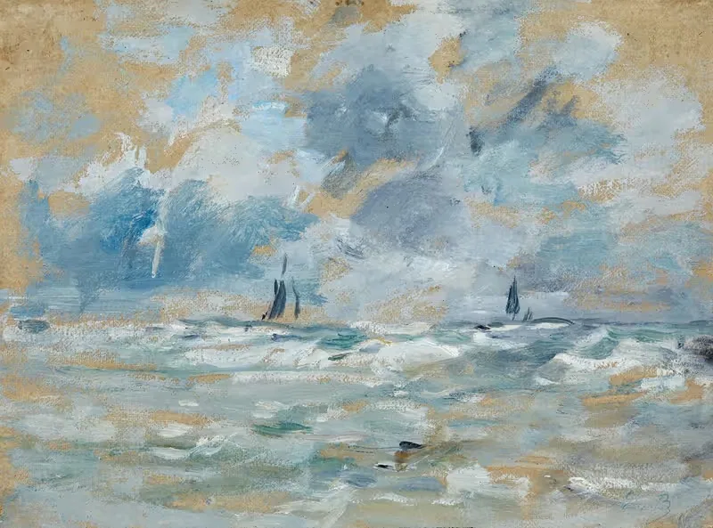 Эффекты облаков – Полное море by Южен Буден — digital art print download