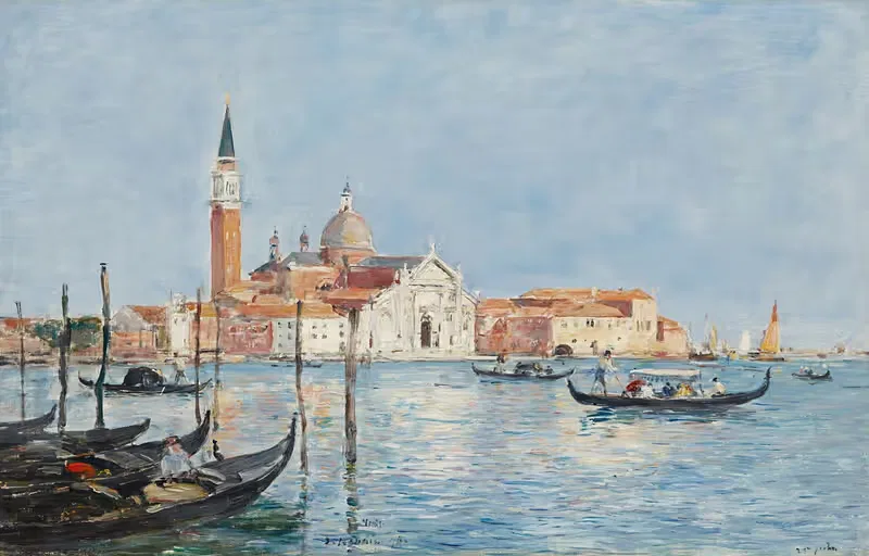 Venise, église San Giorgio — Eugène Boudin