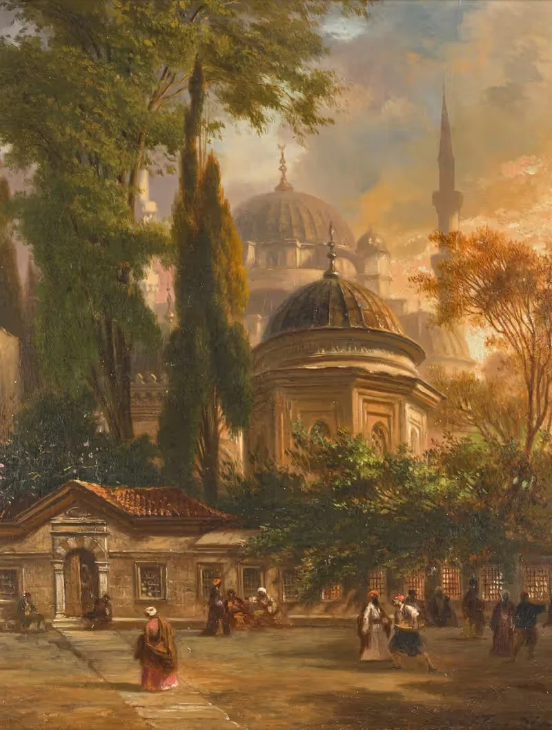 The Hagia Sophia, Constantinople — Eugène Flandin