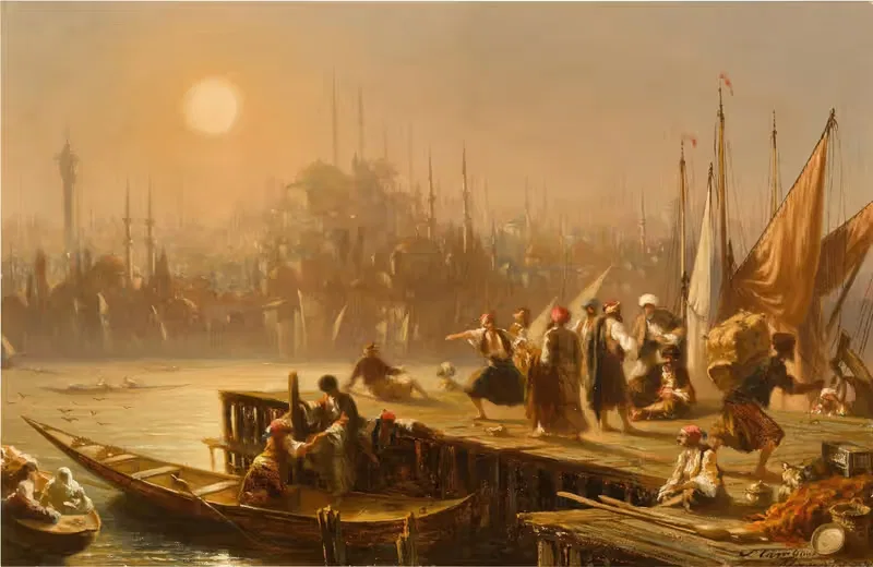 На Босфоре, Султанахмет вдали by Южин Фланден — digital art print download