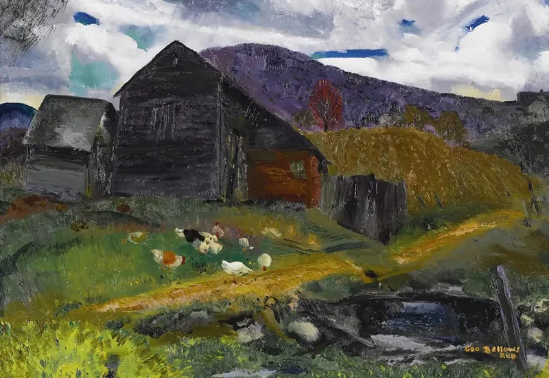 Old Barn, Shady Valley by George Wesley Bellows, 1920 — digital art print download
