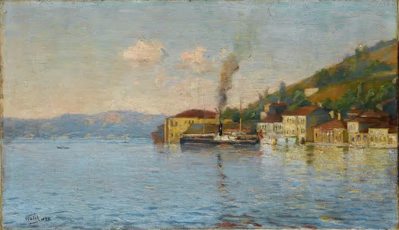 Причал парома Ченгелькёй by Халил Паша, 1890 — digital art print download