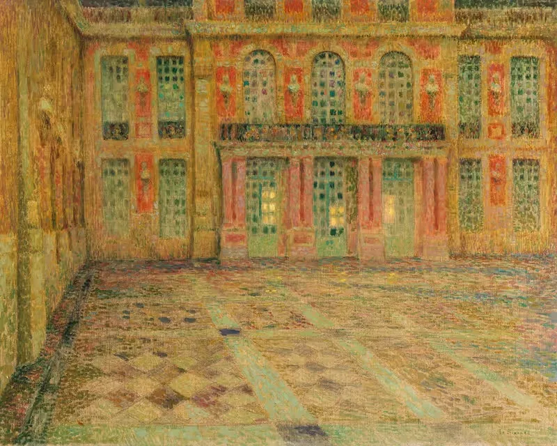 Версаль; Двор чести by Анри Ле Сиданер, 1912 — digital art print download