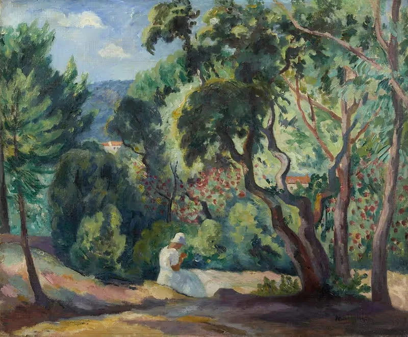 Sous-bois à la Moutte, Saint-Tropez — Henri Manguin