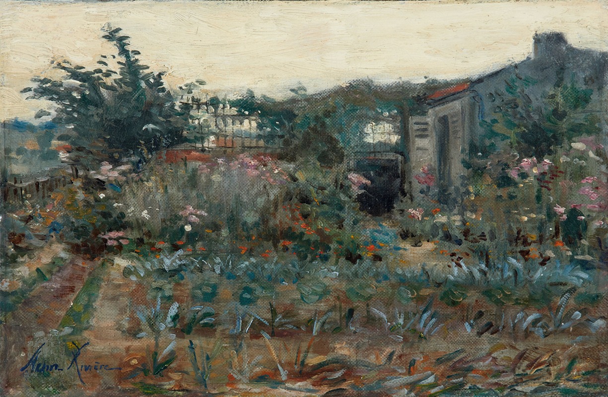 Огород by Анри Ривьер — digital art print download