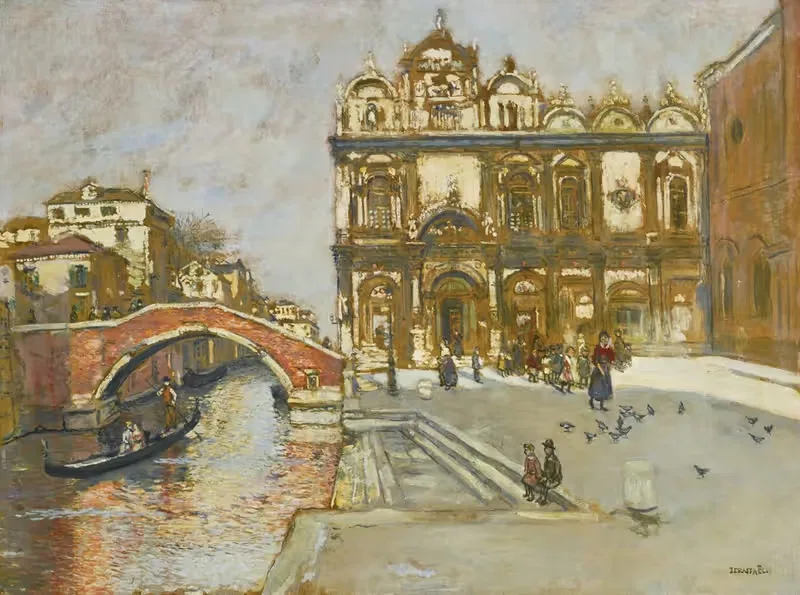 Campo San Giovanni e Paolo, Venise — Jean François Raffaëlli