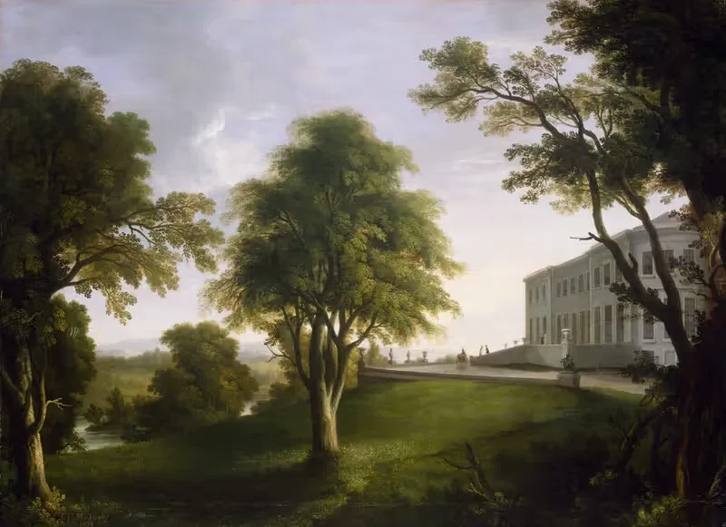 Пейзаж с Курахом Чейз, графство Лимерик by Иеремия Ходжес Мулкэи, 1834 — digital art print download