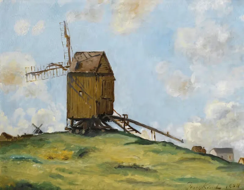 Paysage aux deux moulins — Johan Barthold Jongkind