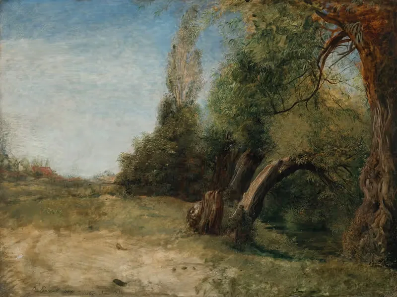 Elm Lane with Bayswater Stream beside — John Linnell