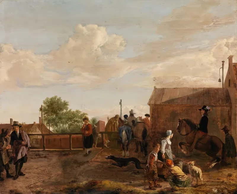 Станция каноэ by Людольф де Йонг, 1648-1650 — digital art print download