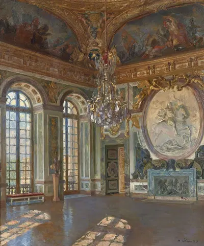 Le Salon de la Guerre à Versailles by Maurice Lobre — digital art print download