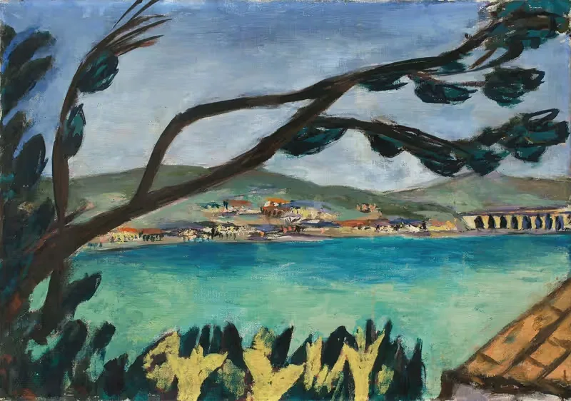 Kleine Landschaft aus Bandol — Max Beckmann