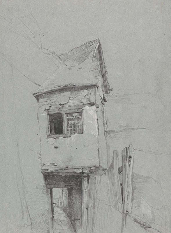 An Alley with a Passage through a House — William Mulready