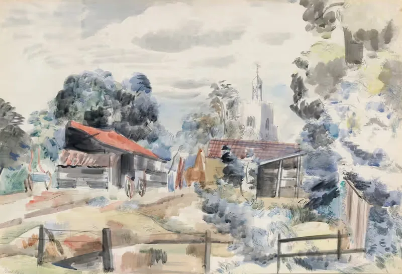 Hillingdon Church, London — Paul Nash
