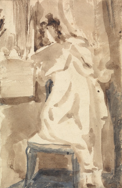 Study for a Girl Reading by William Mulready — digital art print download