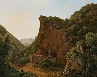 A landscape by Polydore de Bec, 1834 — digital art print download