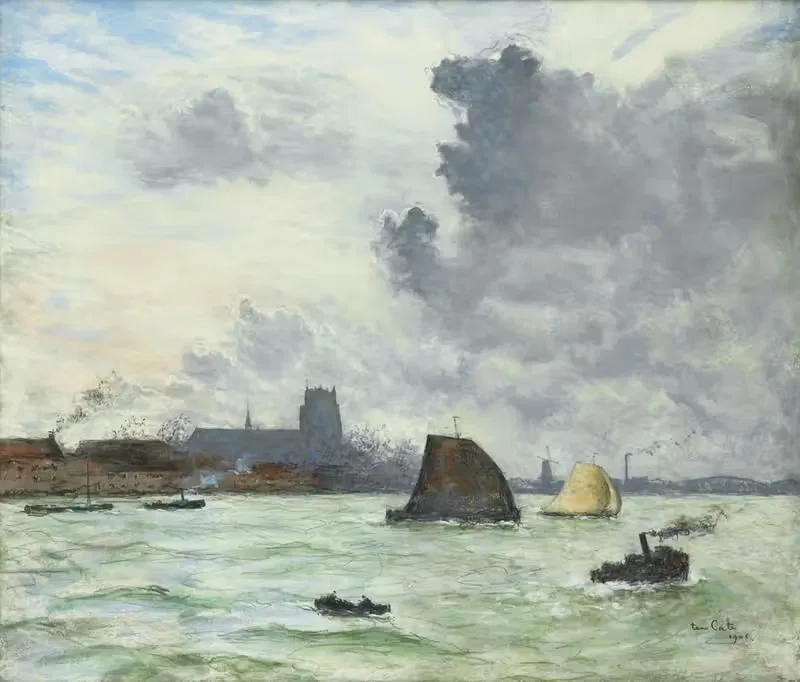 Vue du Port de Dordrecht — Siebe Johannes Ten Cate