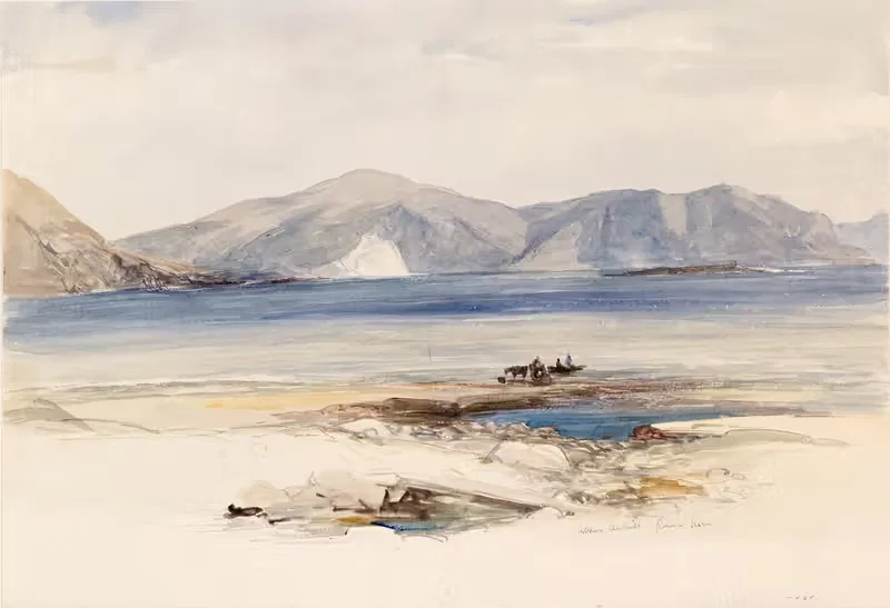 Пляж Ким, Ахилл, графство Мейо by Уильям Эванс из Итона, 1838 — digital art print download