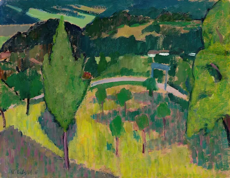 Бранненбург (Горы) by Адольф Эрбслё, 1911 — digital art print download