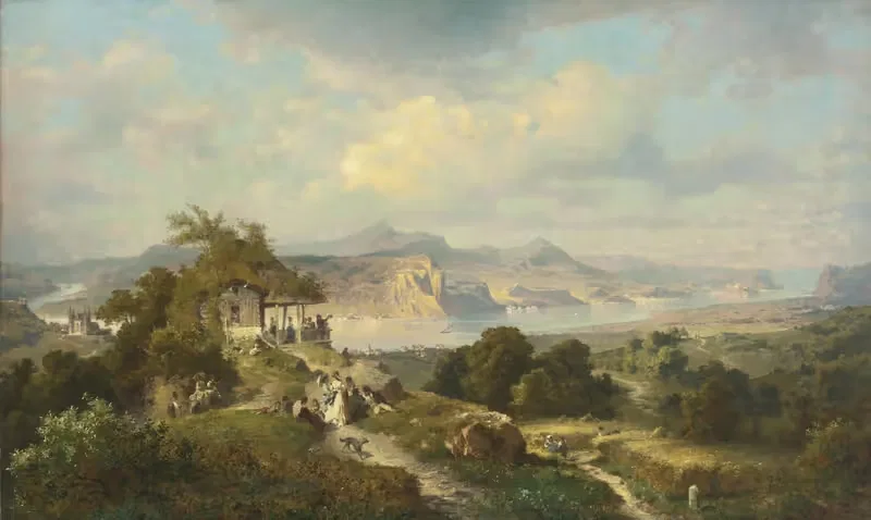 Die Goldene Meile bei Remagen — Franz Richard Unterberger