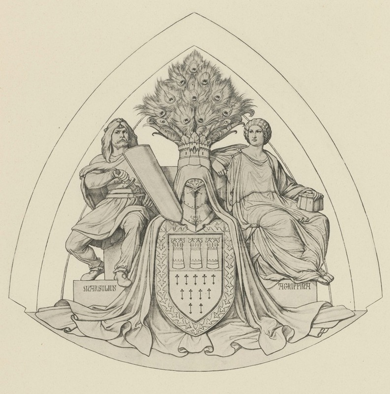 Das Wappen der Stadt Köln by Эдуард фон Штайнле — digital art print download