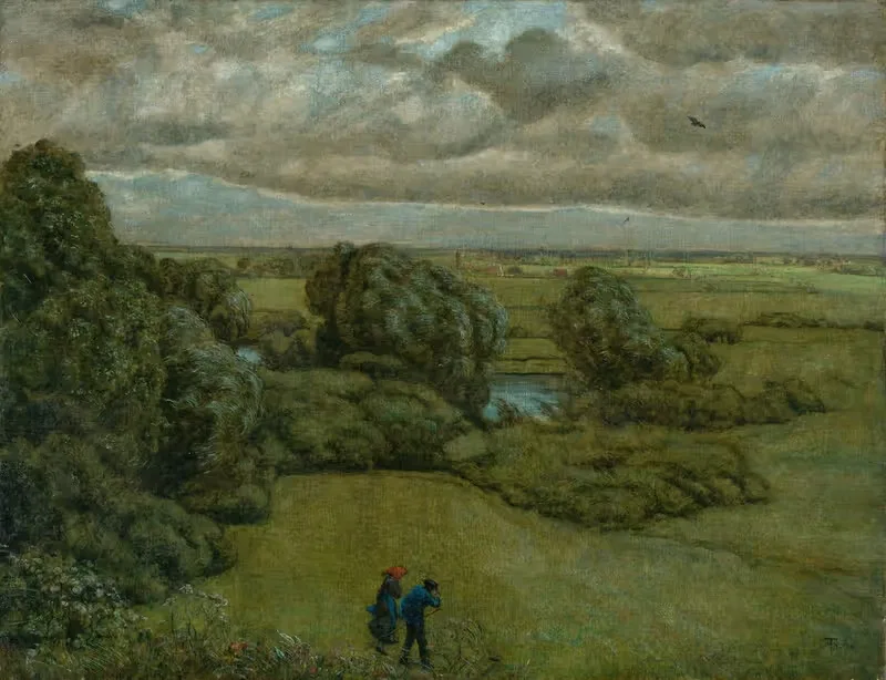 Landscape in a Storm by Hans Thoma, 1892 — digital art print download