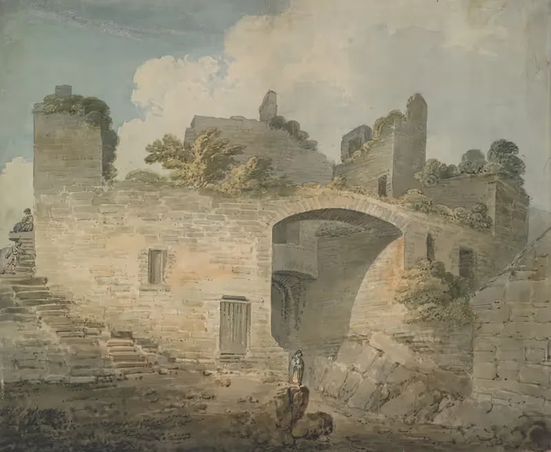 Руины by Джеймс Бейнс, 1797 — digital art print download