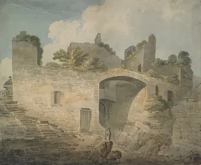 Руины by Джеймс Бейнс, 1797 — digital art print download