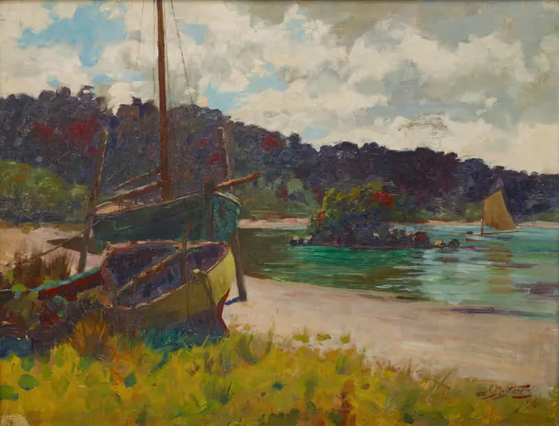 Полуостров Халф Мун, остров Стюарт by Джеймс Нэрн, 1896 — digital art print download