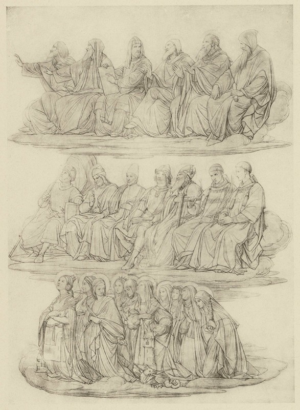 Entwurf zu einem Altar, Rechter Flügel — Eduard von Steinle