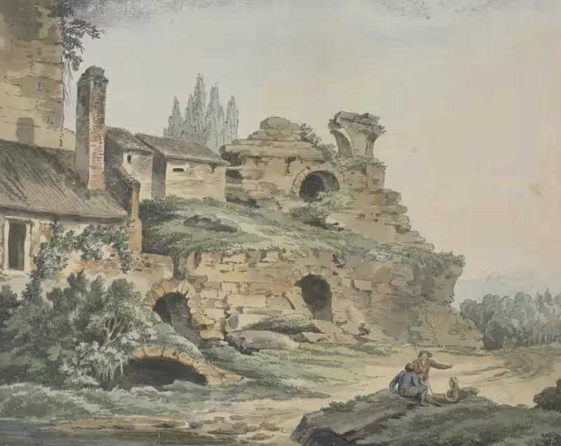 Амфитеатр by Иоганн Готлиб Хакерт, 1768 — digital art print download