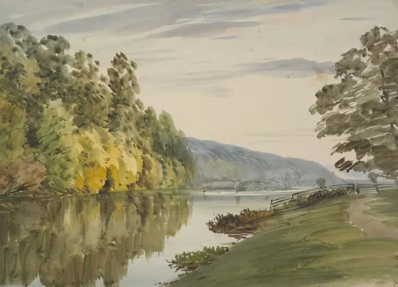 The Thames near Chertsey — John Gendall