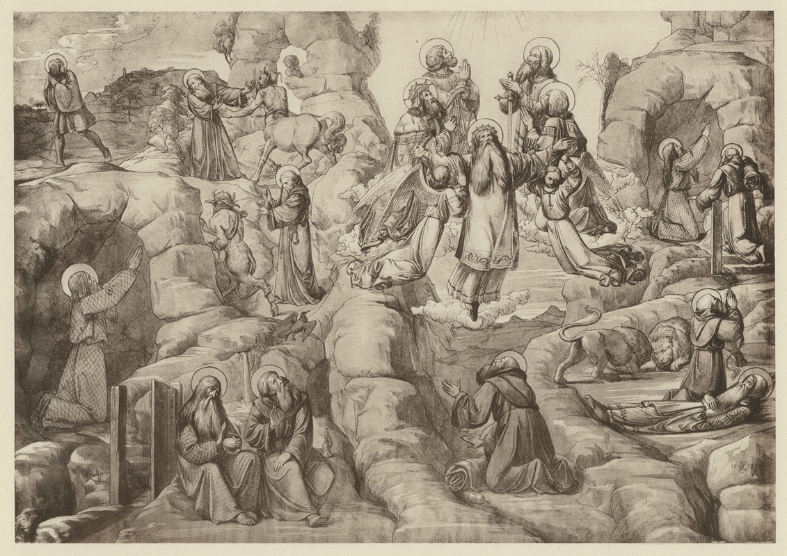 Leben des heil. Paulinus des Einsiedlers — Eduard von Steinle