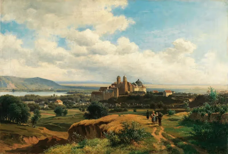A View of Klosterneuburg Monastery — Ludwig Halauska