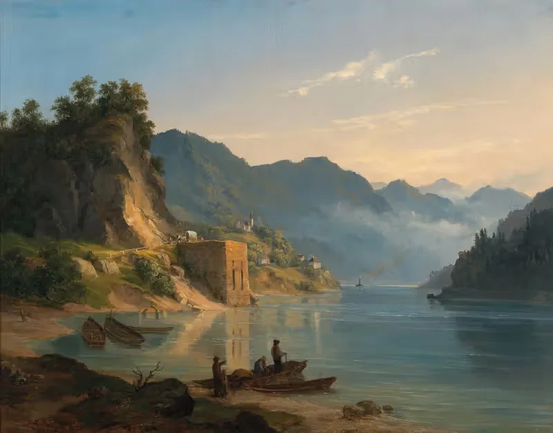 Святой Николай в Струденгау by Людвиг Халауска, 1851 — digital art print download