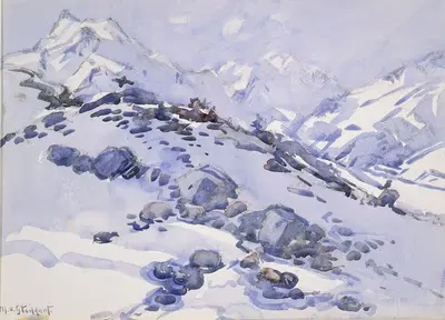 Из хижины для шаров by Маргарет Стоддарт — digital art print download