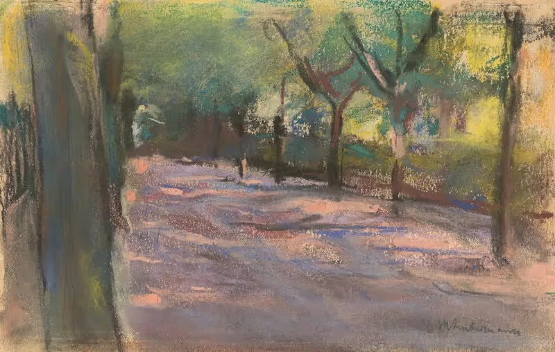 Die Colomierstraße in Wannsee — Max Liebermann