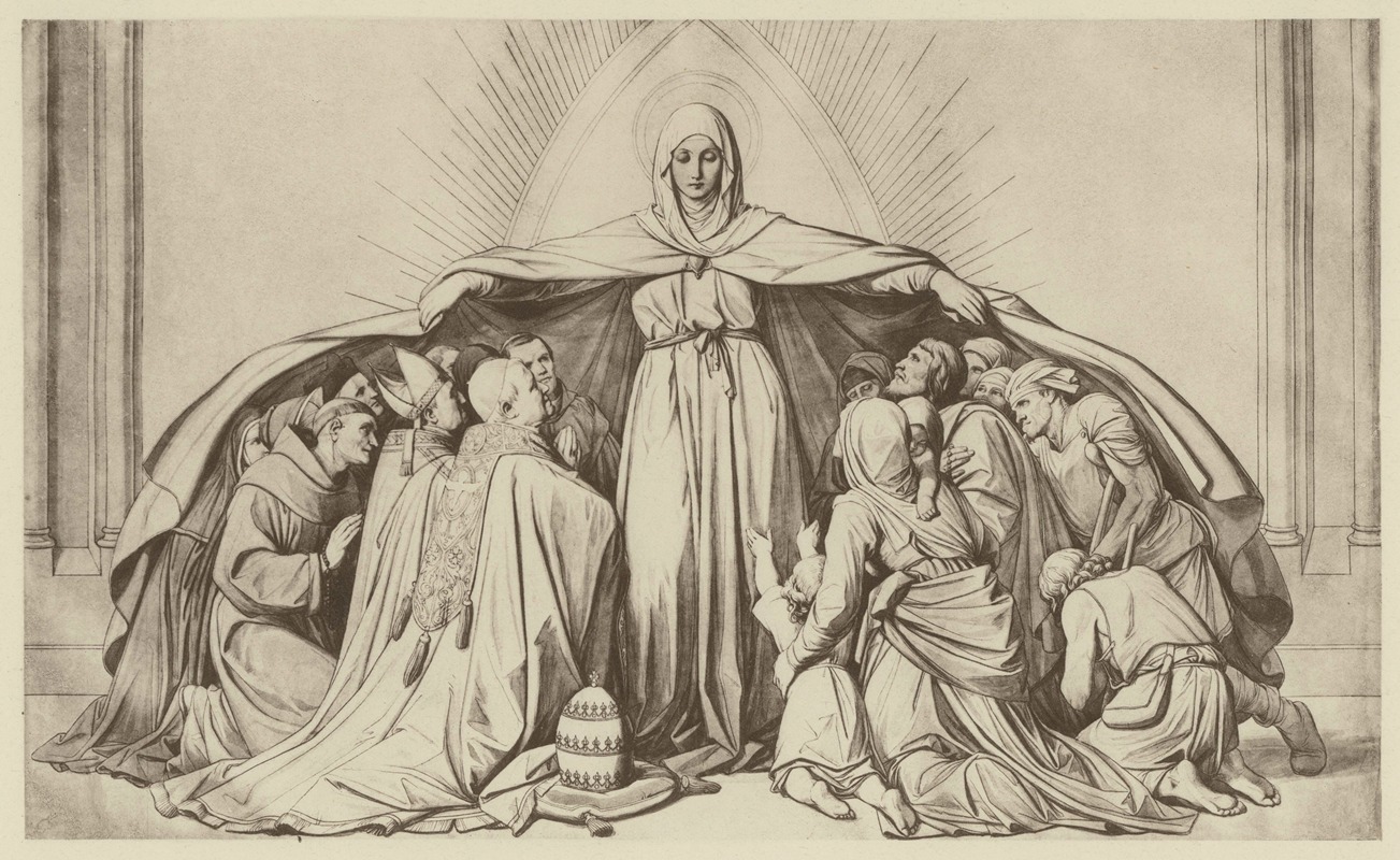Maria Schirmerin der Christenheit — Eduard von Steinle