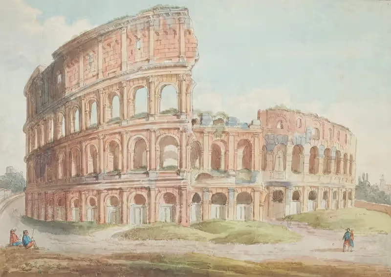Colosseum, Rome by Michel Vincent Brandoin — digital art print download