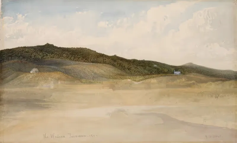 Уайроа, Таравера by Преподобный Джон Киндер, 1857 — digital art print download