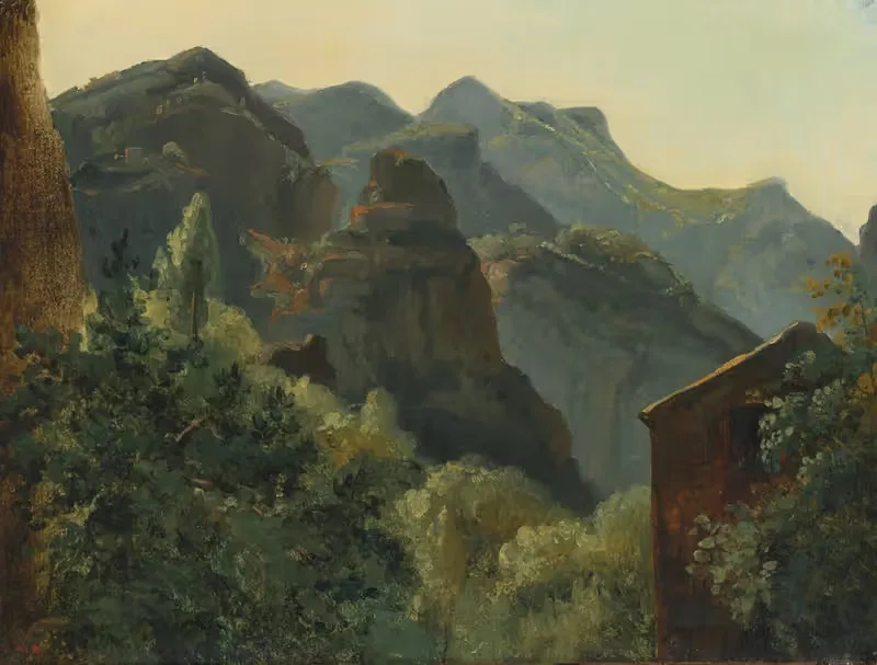 Versant de la valleé de Saint-Vincent — Théodore Rousseau