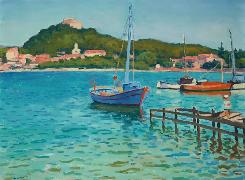 Поркероль, летний полдень by Альбер Марке, 1939 — digital art print download