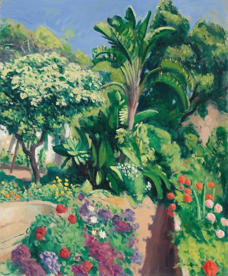 Le jardin fleuri by Albert Marquet — digital art print download