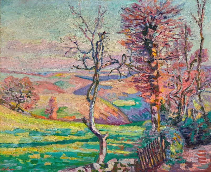 Пейзаж Крозан, Крез by Арман Гийомэн, 1908 — digital art print download