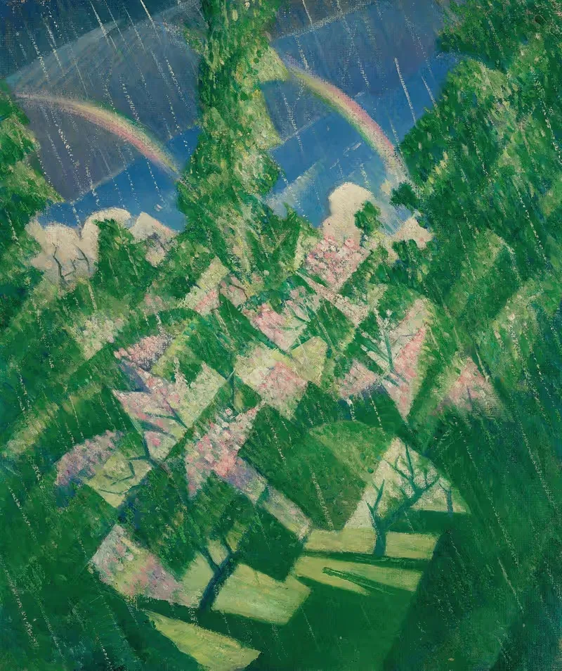 The Four Seasons; Spring by Christopher R. W. Nevinson — digital art print download