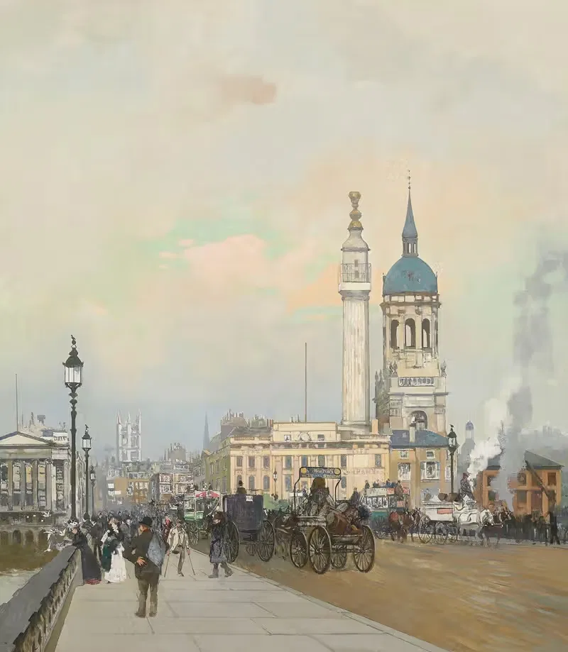Лондонский мост by Джеймс Керр-Лоусон — digital art print download