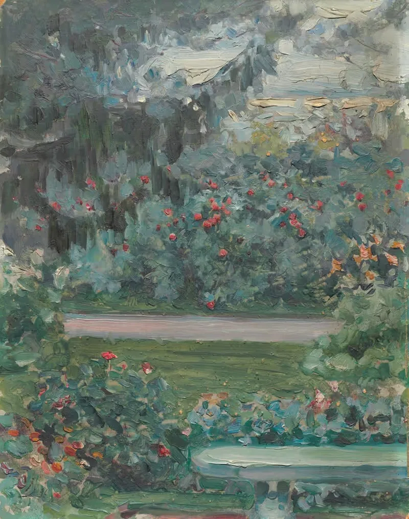 Маленький сад by Мария Якунчикова, 1893 — digital art print download