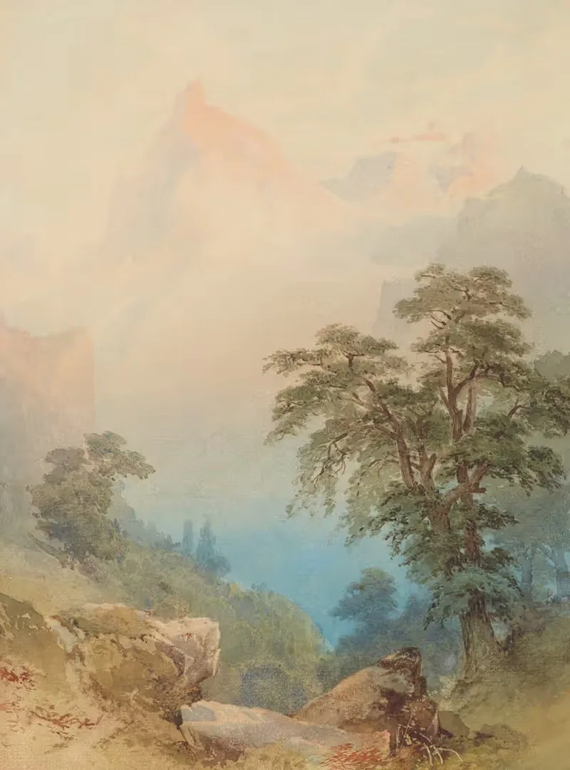 Untitled (A view of the Alps) — Nicholas Chevalier